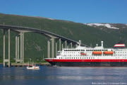 The Coastal Express departing from Tromsø, Norway - host city of the conference TRISTAN VII