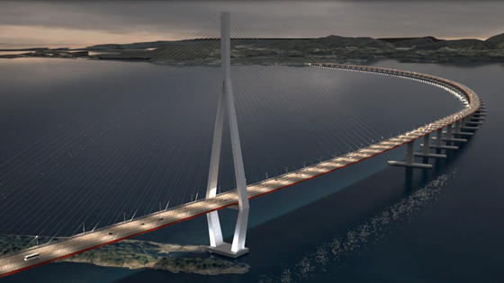 Planlegger verdens lengste flytebro