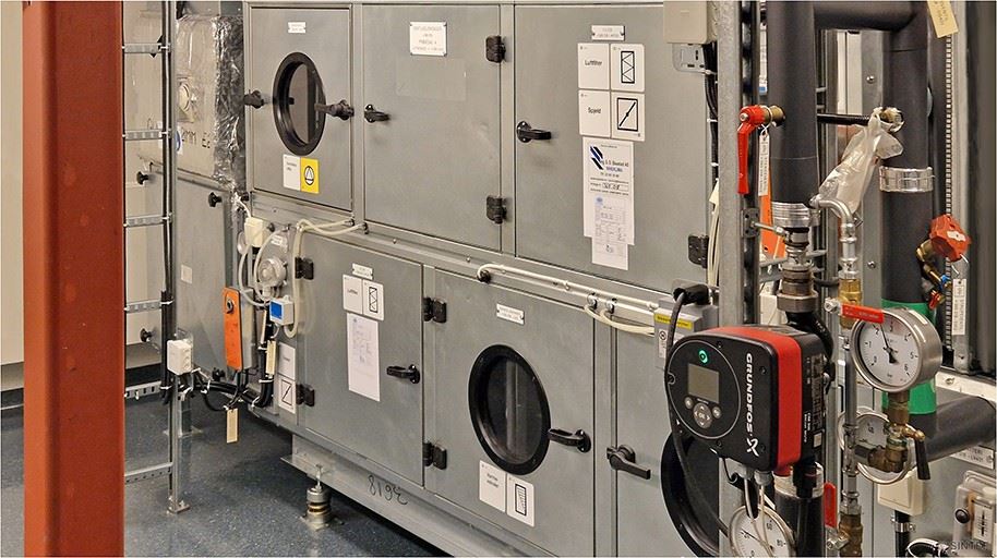 Teknisk rom i boligblokk