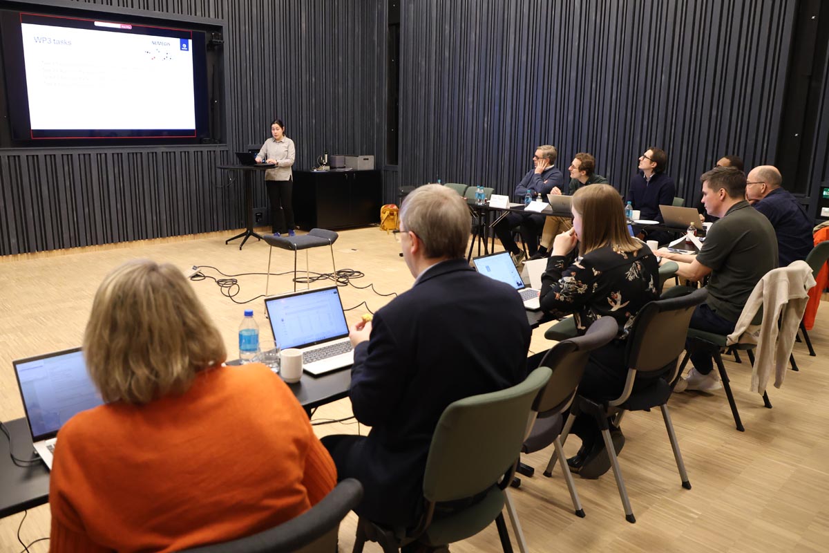 People in a conference setting