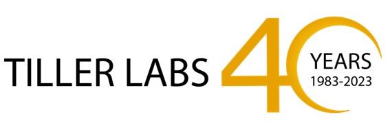 Logo Tiller labs 40 år