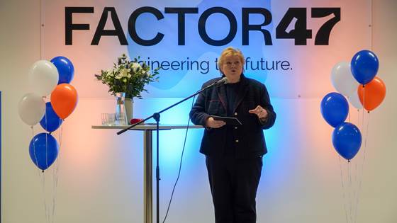 Åpning av pilotlinje i Factor 47 på Kongsberg