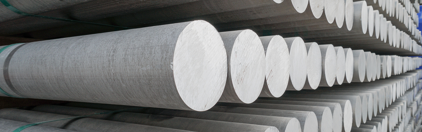 Aluminiumsstenger som brukes i industrien