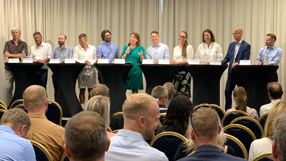 Stor aktivitet rundt bygg, anlegg og mobilitet på Arendalsuka