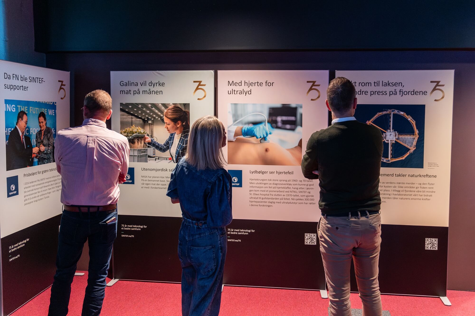 SINTEFs jubileumsutstilling på Industrikonferansen ©Jan Tore Øverstad