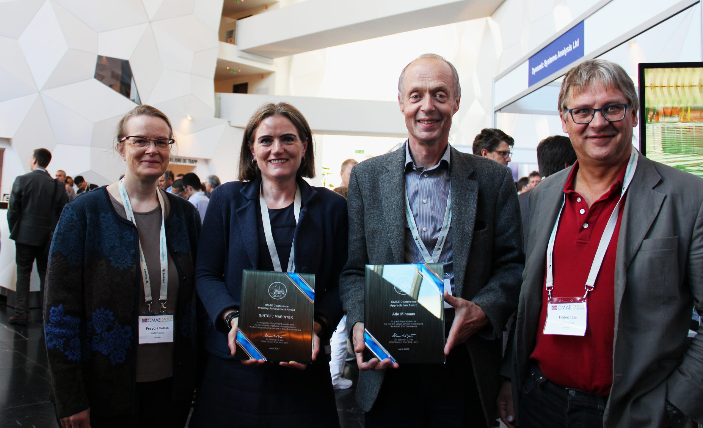 Flere priser til SINTEF Ocean under OMAE