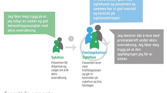 Prostatakreft - Trygg aktiv overvåkning - Behandling når det trengs