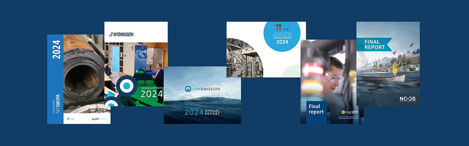 Årsrapporter for store sentre