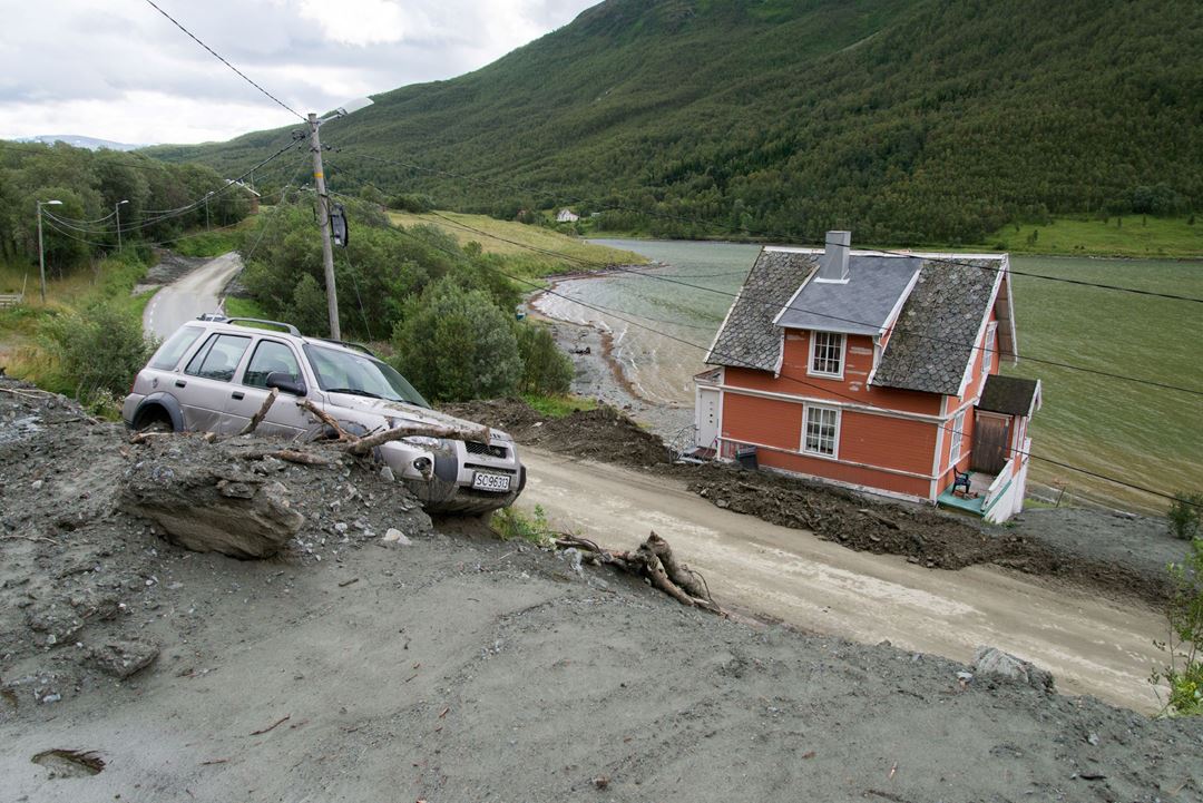 Bilde av jordskred