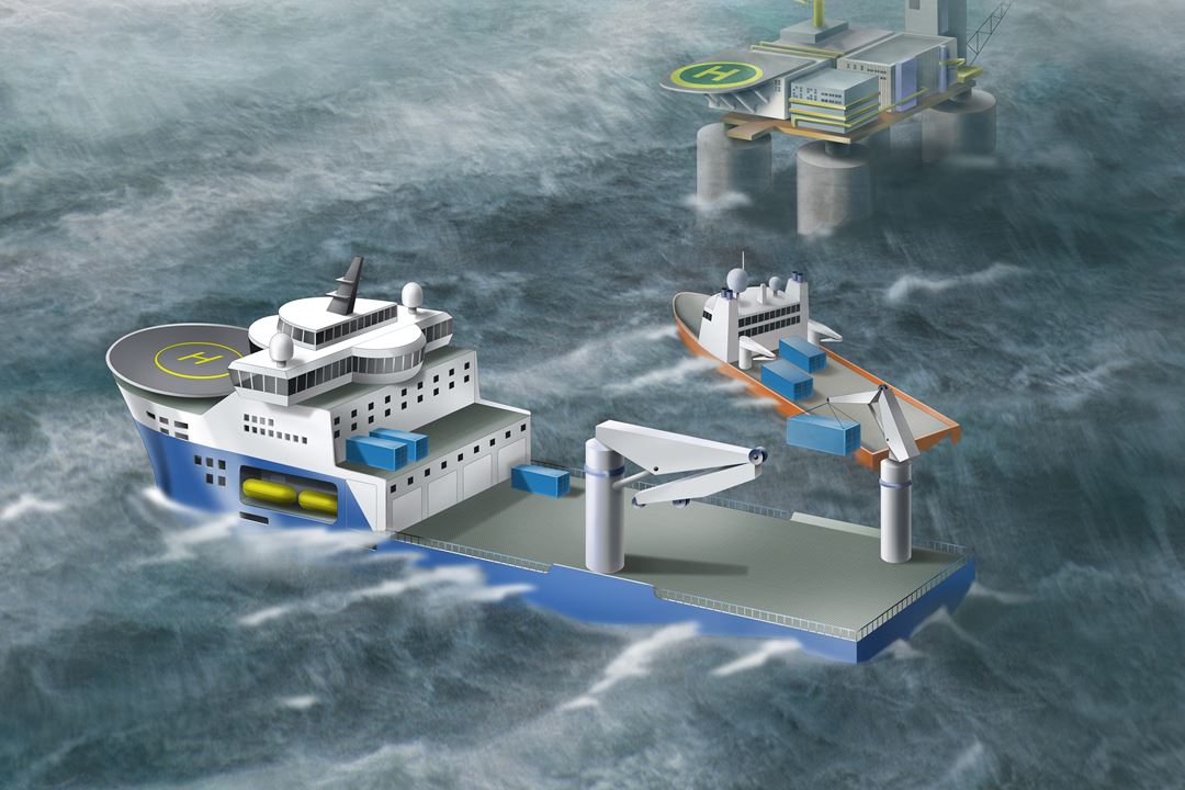 Offshore kranløfteoperasjon