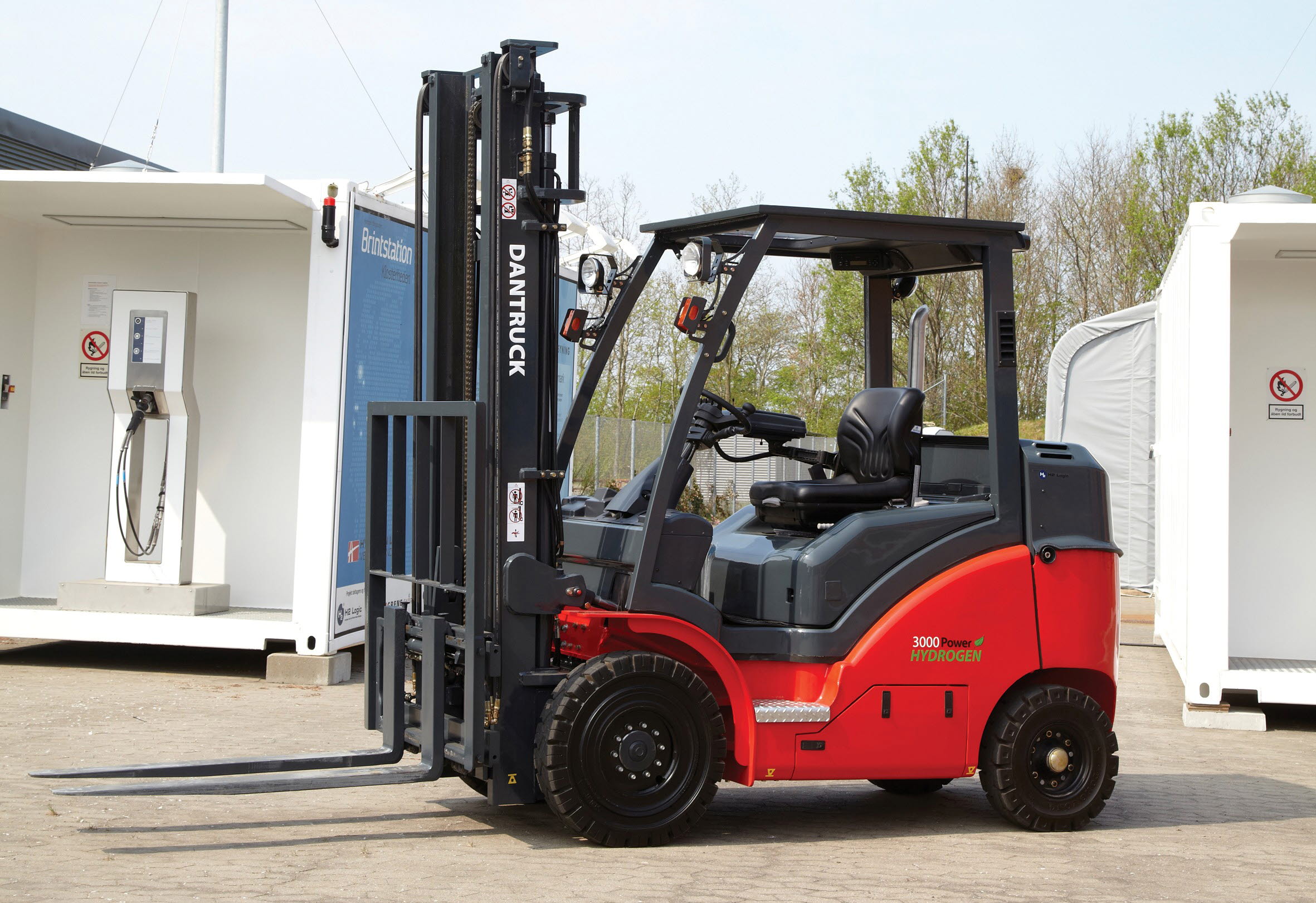 Forklift trucks that run on a green charge