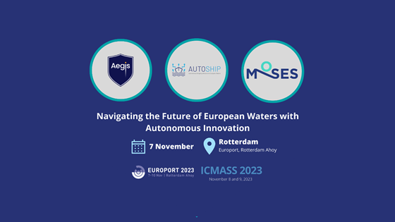 Meet SINTEF during the Autonomy Days at the EUROPORT exhibition