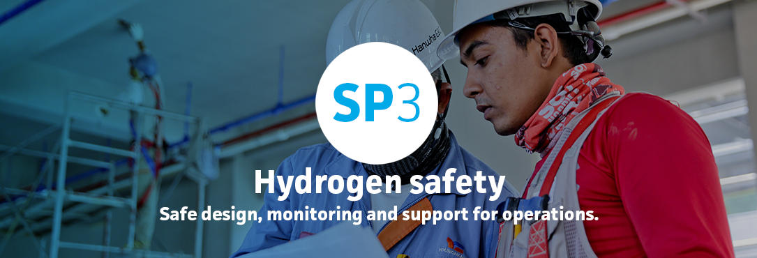 Hydrogen safety - Safe design, monitoring and support for operations. 