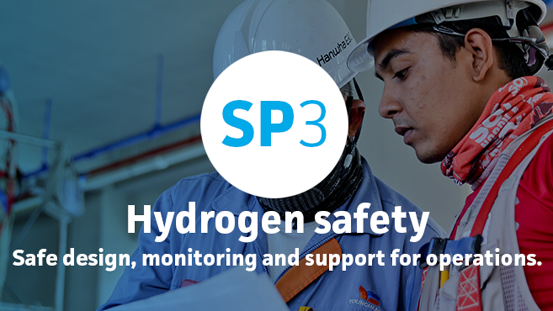 Hydrogen safety - Safe design, monitoring and support for operations. 