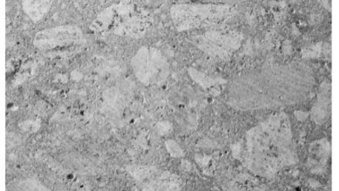 Sawn concrete surface before concrete ice abrasion test