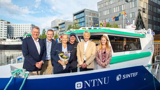 Elektrisk forskningsbåt skal trafikkere Trondheimsfjorden