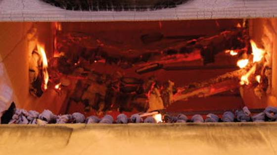 Cables aflame at 1100 °C to test fire resistance
