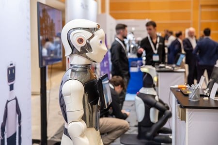 Robot i utstillingsområde