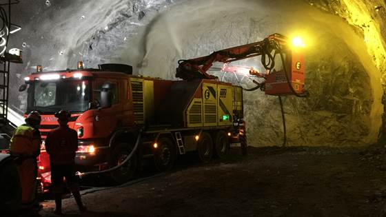 Sprøytebetong skal bli mer miljøvennlig