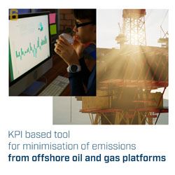 KPI-based tool for minimisation of emissions from offshore oil and gas platforms