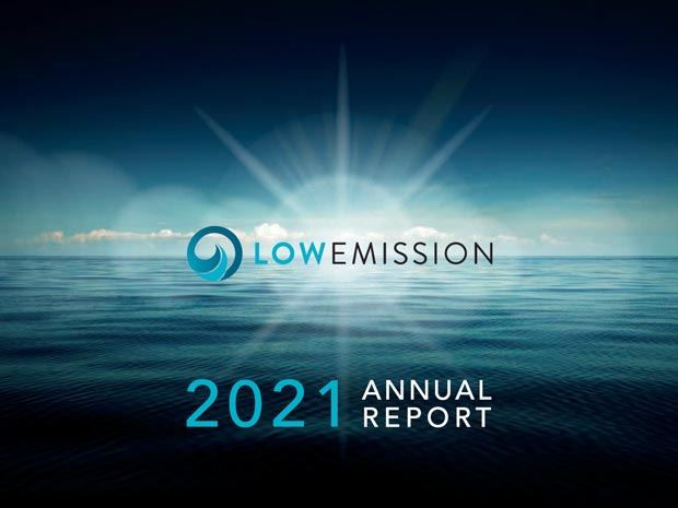 LowEmission 2021 annual report cover
