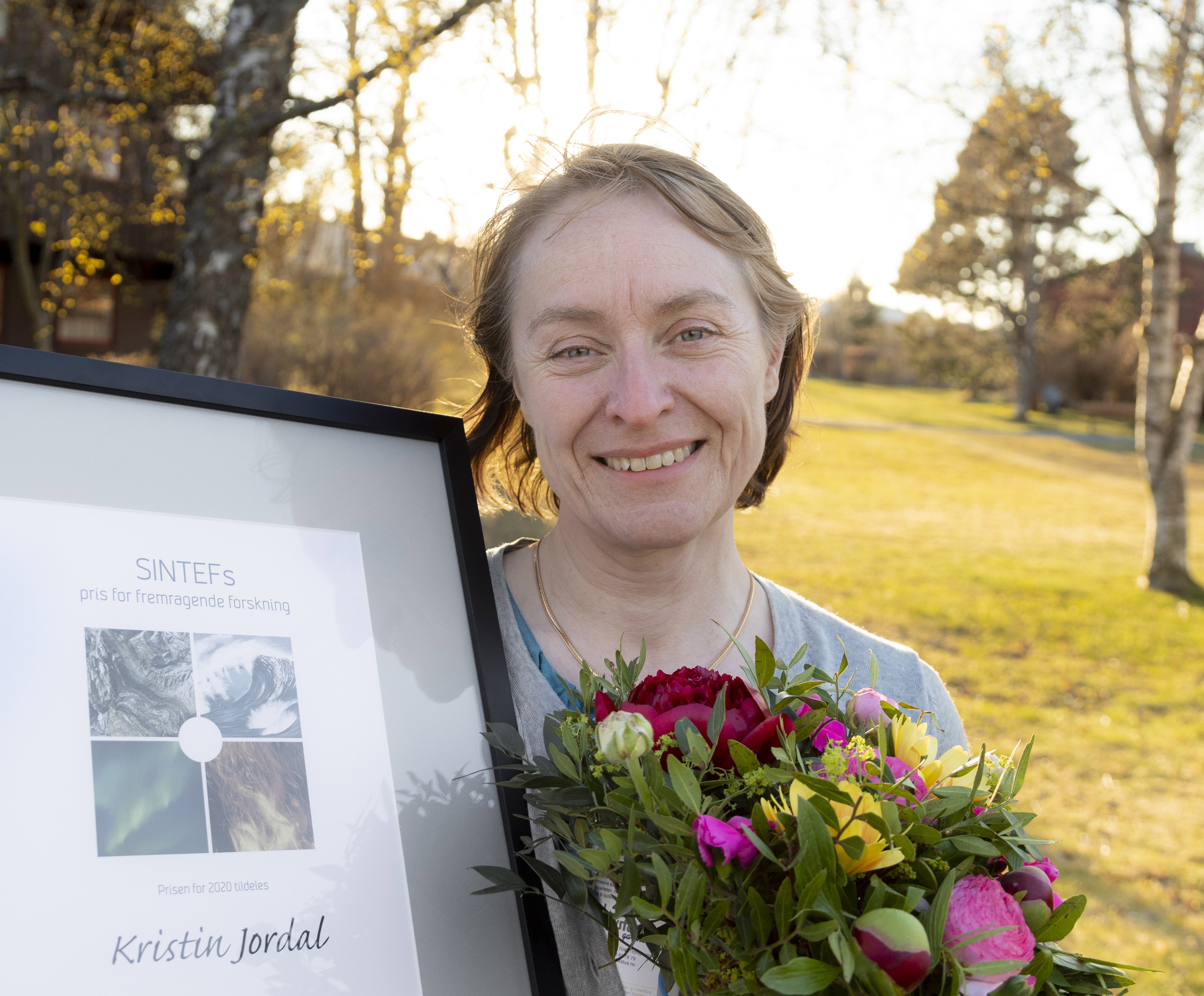 Seniorforsker Kristin Jordal er tildelt SINTEFs forskningspris. 