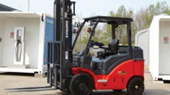 Forklift trucks that run on a green charge 