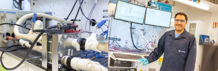 Collage of lab images