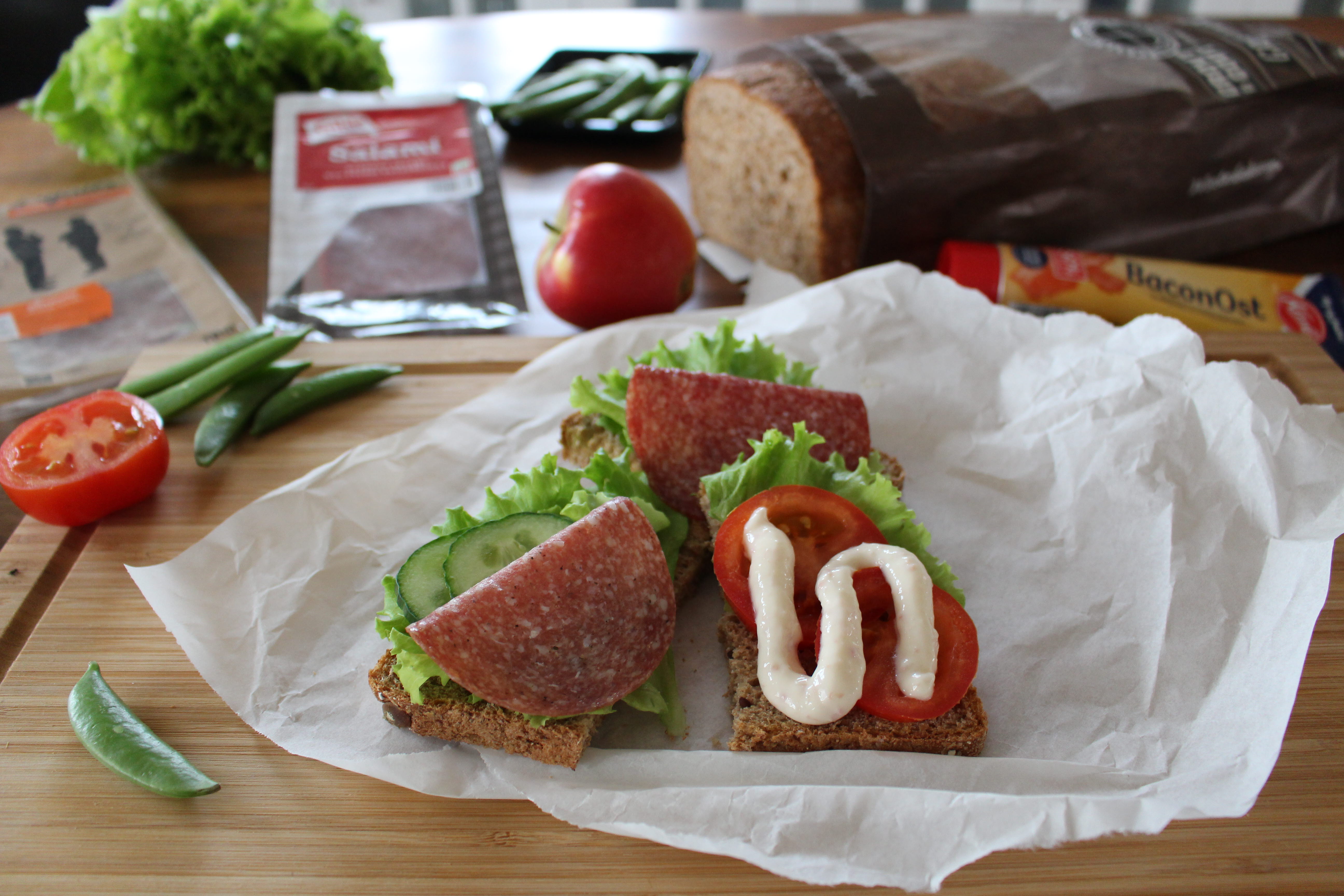 En sunnere matpakke - med mindre salt og mettet fett