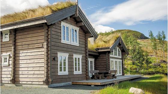 Bygg med laftede vegger