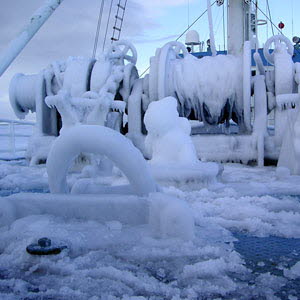 In the arctic, steel constructions must be able to withstand temperatures as low as minus 60 degrees. But our current materials are not tough enough. Photo: Ragnhild Lundmark Daae.