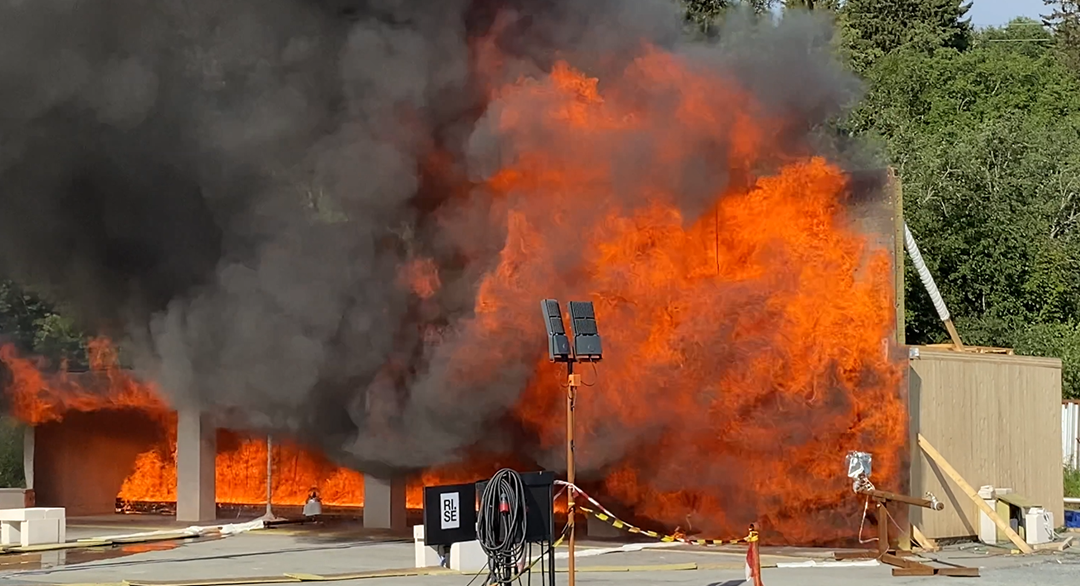 Brannforsøk massivtre