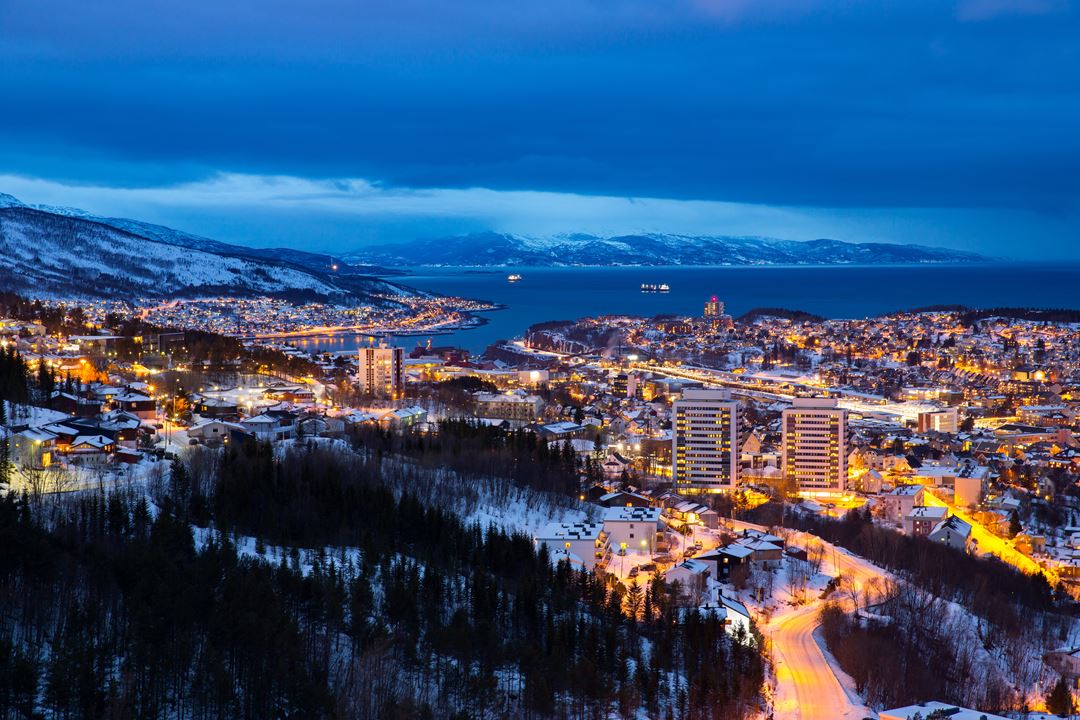 Royalty-free stock photo ID: 1041439780  View of Narvik, Norway. By Victor Maschek
