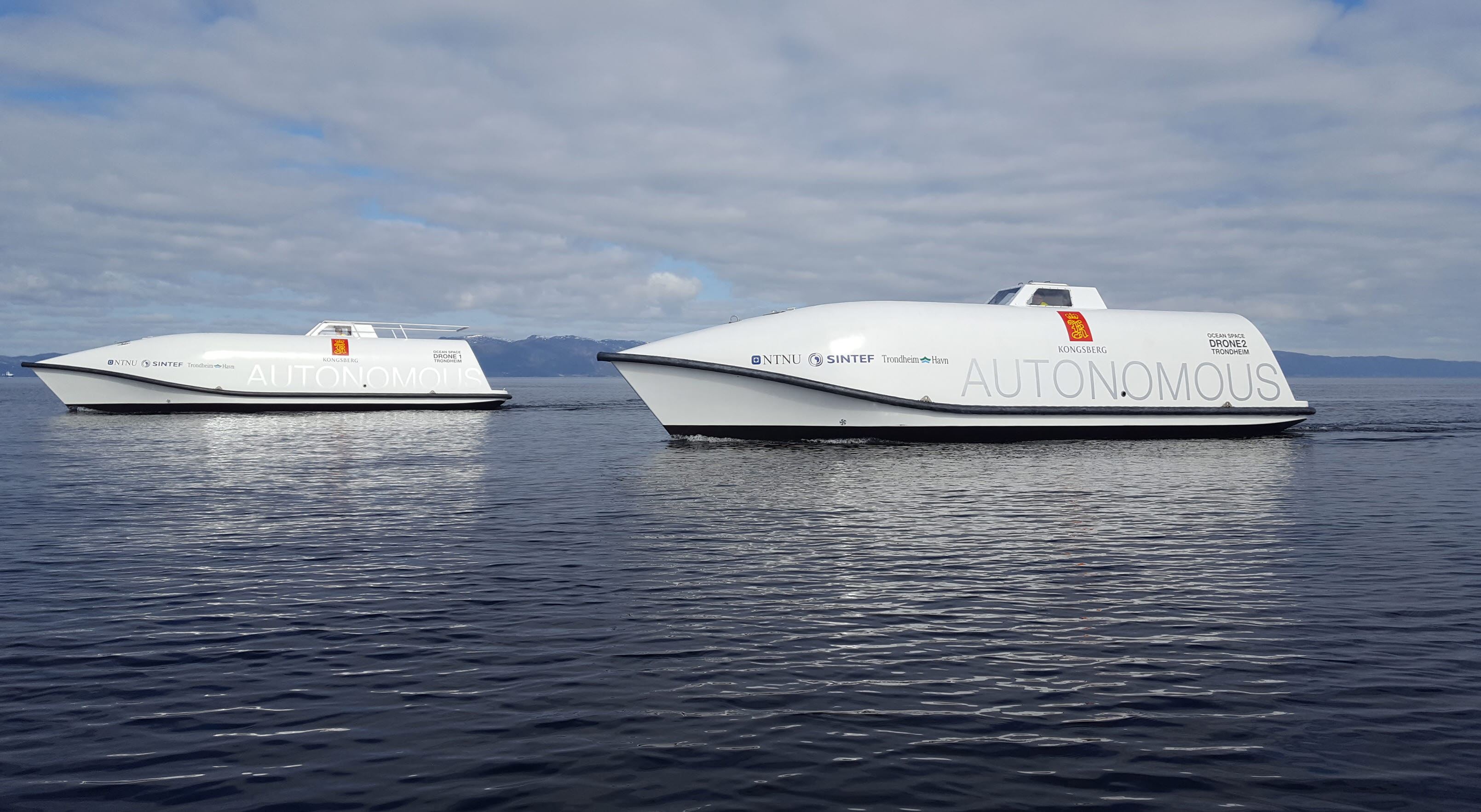 Autonomous ships on the Trondheim fjord