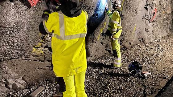 SUPERCON-sprøytebetong kan redusere tunnelers klimafotavtrykk