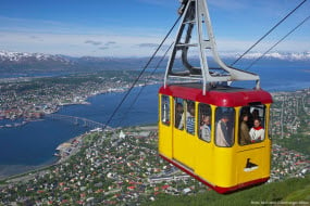 Cable car in Tromsø, Norway - host city of TRISTAN VII