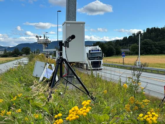 Measurement project for road traffic noise