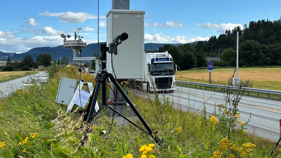 Measurement project for road traffic noise