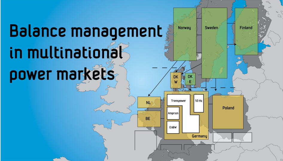 Balance management in multinational power markets