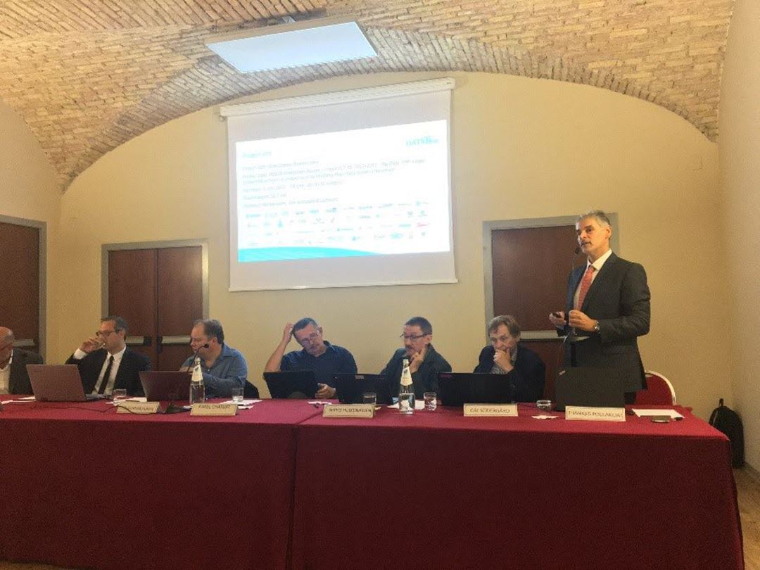 Group of people presenting