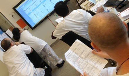 Samhandling på legevakta ved Aker sykehus i Oslo.