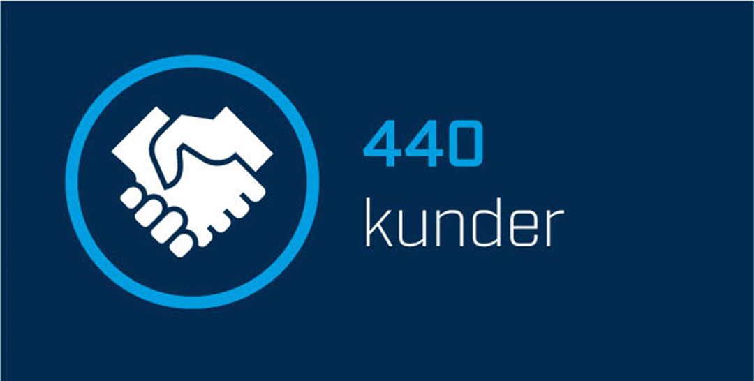 440 kunder