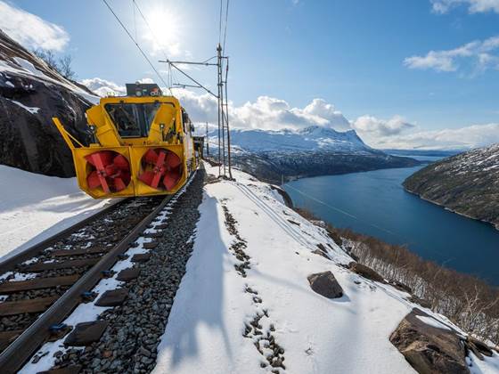 Ekstreme værforhold – Ofotbanen og Malmbanan blir internasjonal testarena