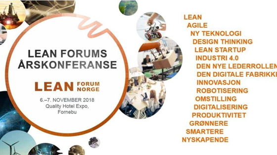 SINTEF Manufacturing har en sentral rolle under årets Leankonferanse 6-7. november