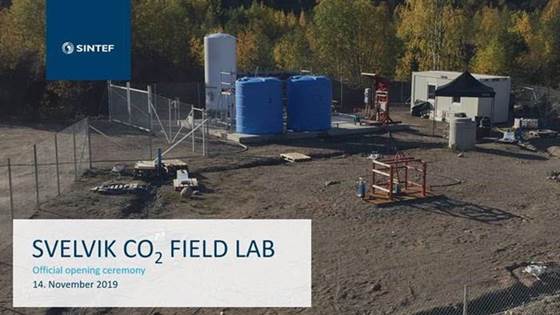 Invitasjon til åpning av Svelvik CO2 Field Lab