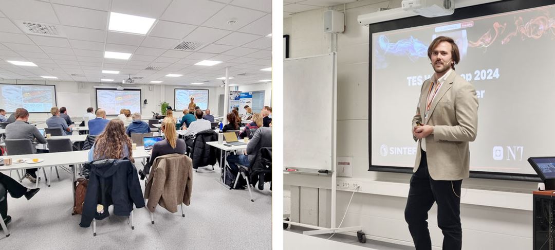 Two pictures from the TES Workshop 2024