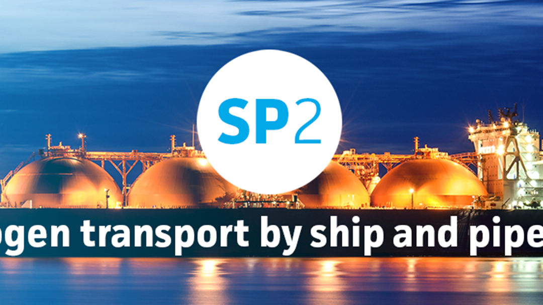 Hydrogen transport by ship and pipelines.