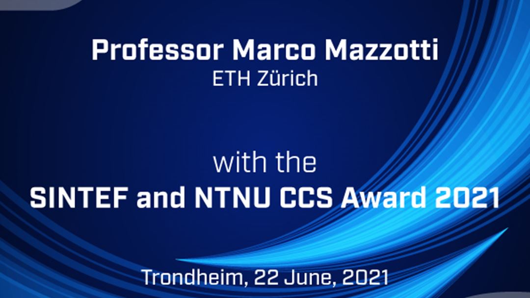 SINTEF and NTNU CCS Award 2021