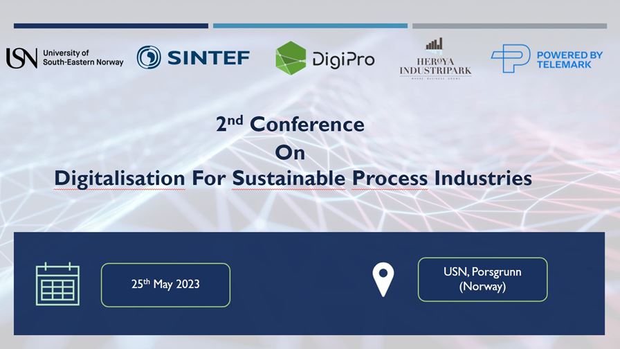 2nd Conference on Digitalisation for Sustainable Process Industries
