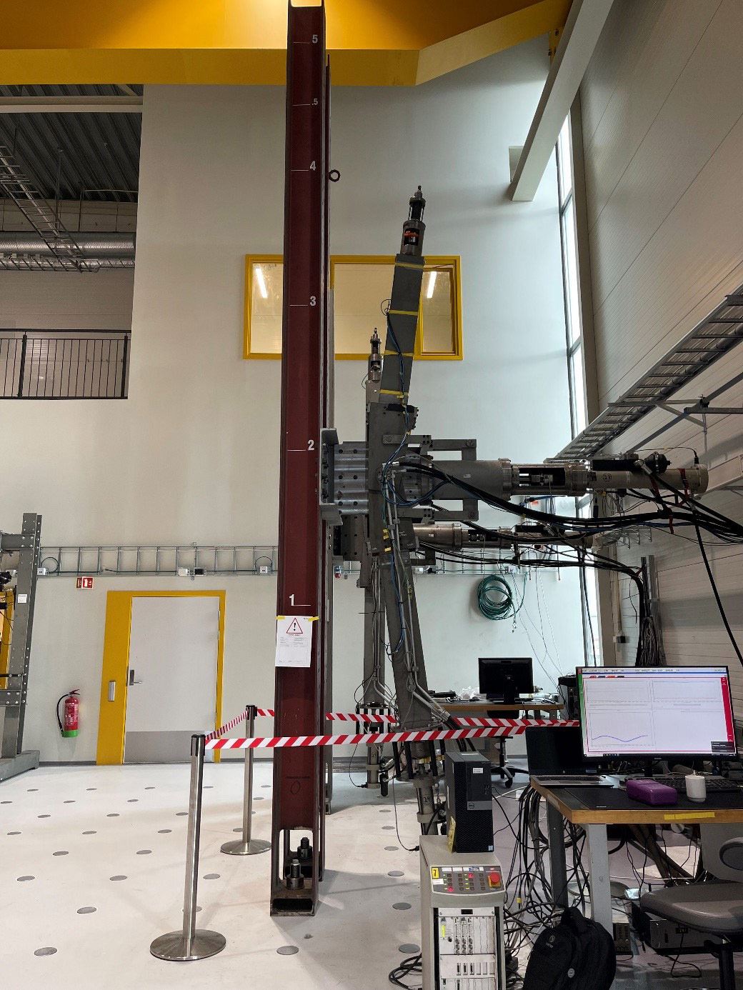 Tension and bending facility